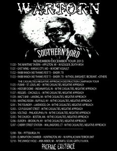 Wartorn Tour 2013